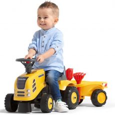 Дитячий трактор каталка з причепом Falk 286C Komatsu